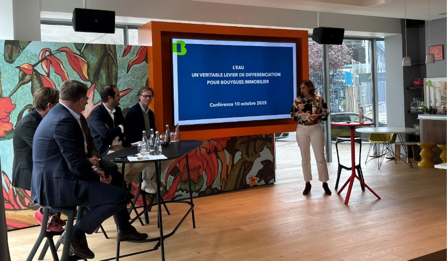 Photo prise lors de la conférence chez Bouygues Immobilier
